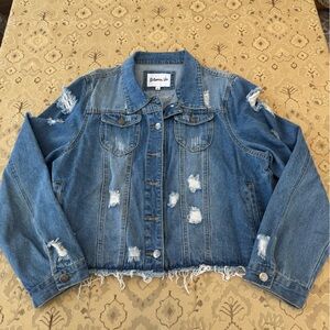 Distressed Denim Jacket